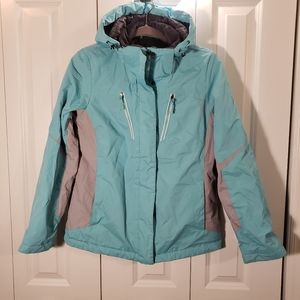 Zero Xposure Snow boarding jacket in turquoise